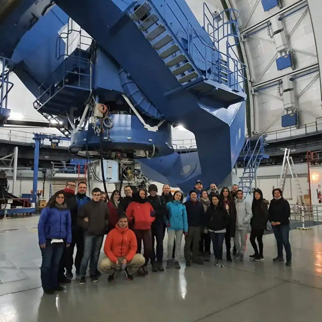 visita Calar Alto telescopio